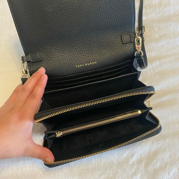 Tory Burch Black Leather Crossbody